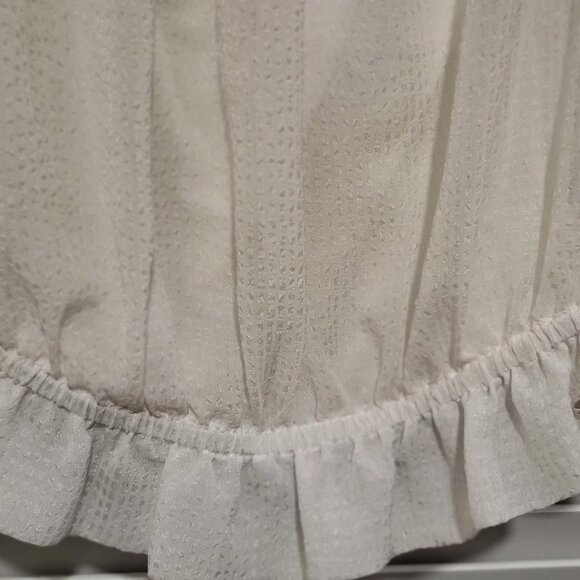 Guess Sheer White Top with cotton under tank, - Like New, Size Small - Picture 6 of 10